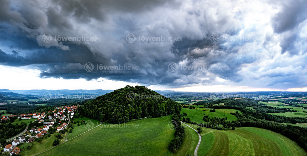 Gewitter über dem Hohenstaufen | löwenblicke | shop