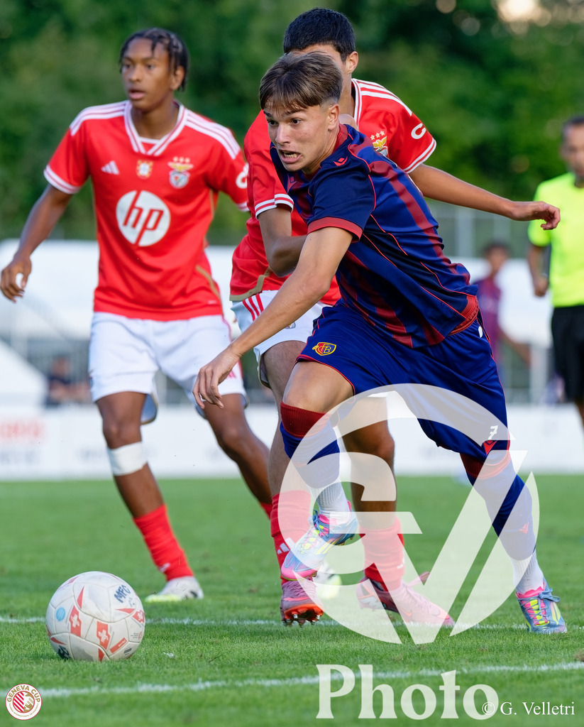 GenevaCup Group Phase - FC Basel v SL Benfica | during the GenevaCup Group Phase match between FC Basel and SL Benfica at Stade des Arberes in Meyrin, Switzerland