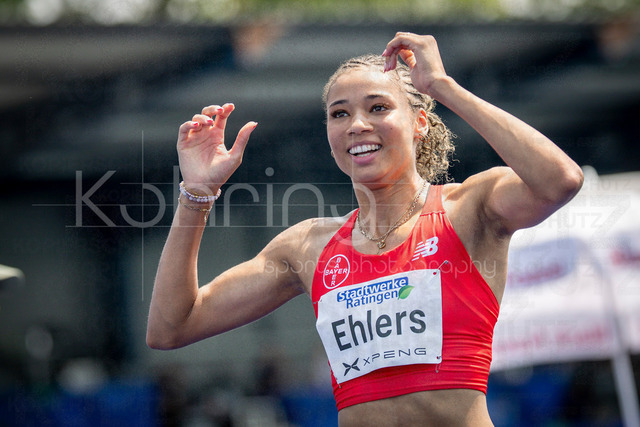 Multisport Event; Ratingen, 27.06.2026 | RATINGEN, GERMANY - JUNE 27, 2026 : Anna-Elisabeth Ehlers (GER / Germany) reacts during the heptathlon’s high jump of the Multisport Event at Stadion Ratingen on June 27, 2026 in Ratingen, Germany.