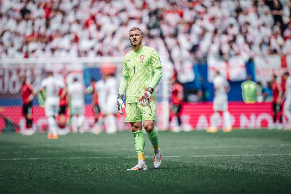 Fußball | Herren | UEFA-Fußball-Europameisterschaft 2024 | Gruppe F | Georgien vs. Tschechien | 22.06.2024 | Jindrich Stanek (#1, Tschechien)