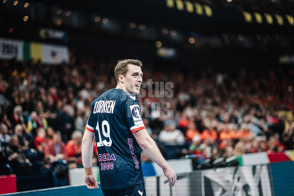 Handball | Herren | EHF EURO 2024 | European Championshop Men 2024 Final Tournament | Norwegen vs. Niederlande | 19.01.2024 | Kristian Bjornsen (#19, Norwegen, NOR)