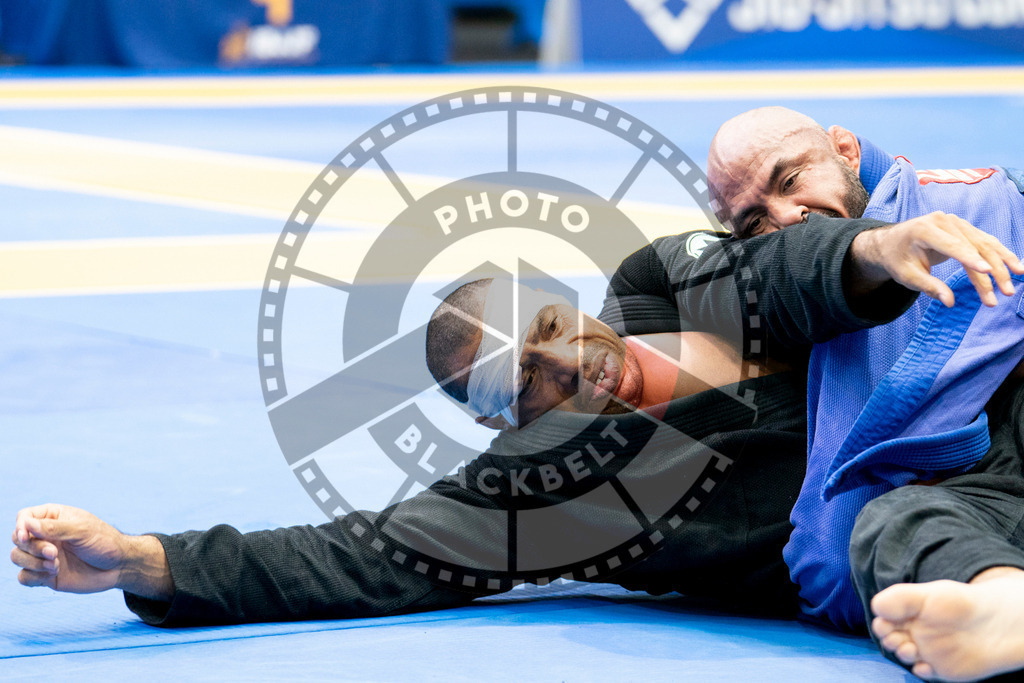 20240124PBB05317 | Fighters compete during the second day of the IBJJF European Championship in Paris, France, on January 24, 2024.