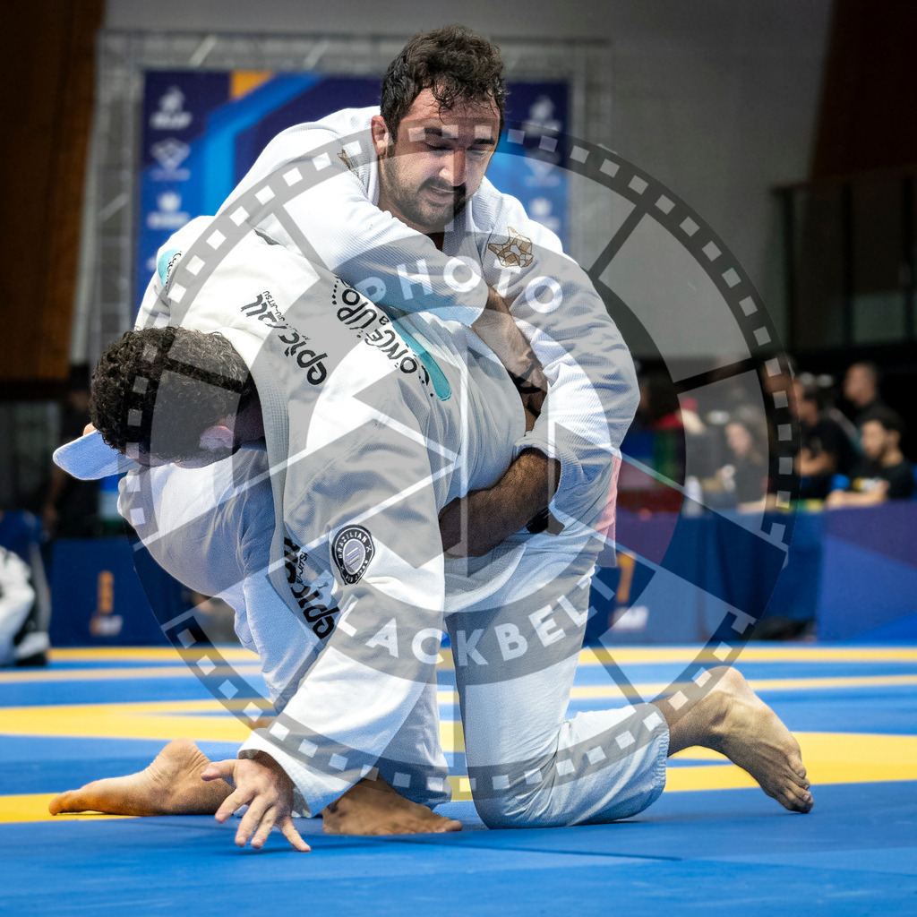 20240126PBB0401 | Fighters compete during the Brazilian Jiu-Jitsu European Championship of the IBJJF in Paris, France, on January 26, 2024.