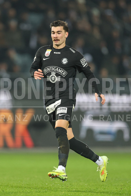 SK Sturm Graz vs SV Ried – Austrian Bundesliga | Graz, Austria, 08.Feb.26 - SOCCER - ADMIRAL Bundesliga, SK Sturm Graz vs SV Ried. Image shows Gizo Mamageishvili (STU).     