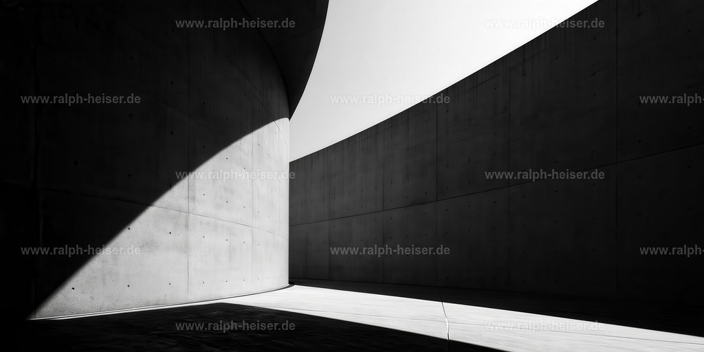 KI00271 | Mit moderner KI‑generiertes schwarz-weiß Artwork, sorgfältig manuell für den Druck optimiert.