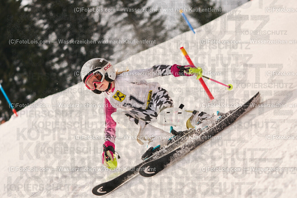 ALP3199_KinderCup-SL_STMK_Strallegg_Guster Sarah | Raiffeisen KINDERCUP Alpin, SLALOM auf der JogllandStreif in Strallegg am So 23. Februar 2025. Veranstaller: Steirischer Skiverband (5000). Skiunion Strallegg (5197).