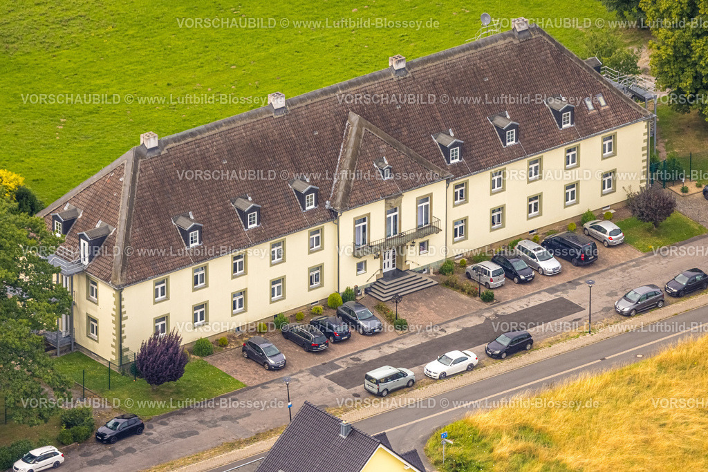 Werl240712173 | Luftbild, Flüchtlingsunterkunft Hotel Am Melstergarten, ZUE-Außenstelle Belgische Straße, Werl, Soester Börde, Nordrhein-Westfalen, Deutschland