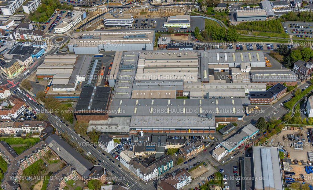 Witten230402540 | Luftbild, ZF Industrieantriebe Witten GmbH, ehemals L&amp;S Lohmann und Stolterfoht, Ärztehaus Pferdebach, Witten, Ruhrgebiet, Nordrhein-Westfalen, Deutschland