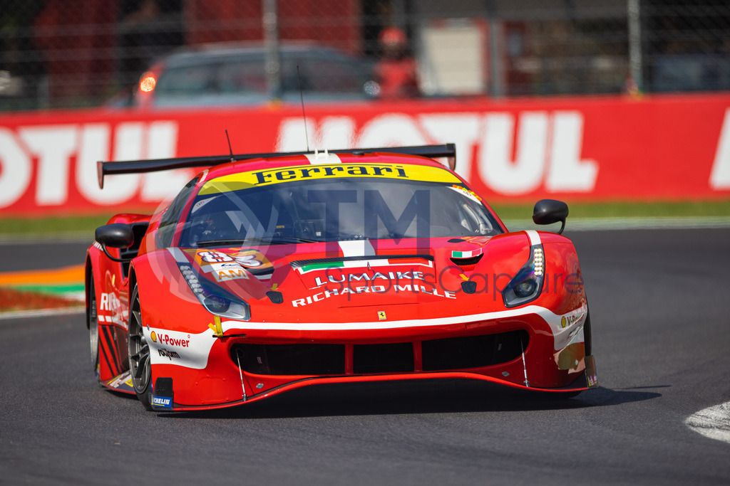 Trainproduction-20230708-0083 | MONZA,ITALY,08.Jul.23 - MOTORSPORTS - WEC, FIA World Endurance Championships, 6h of Monza, Autodromo Monza. Image shows Luis Perez Companc (ARG), Alessio Rovera (ITA) and Lilou Wadoux (FRA/ Richard Mille AF Corse). Photo: Trainproduction / Matthias Trinkl