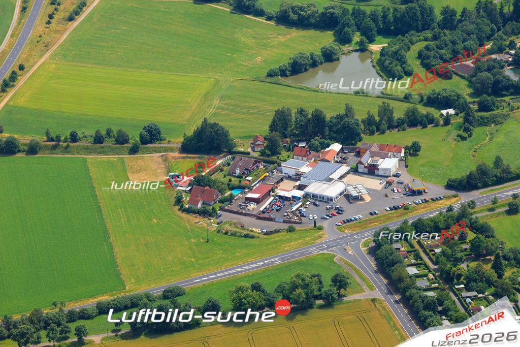 Die Luftaufnahme der Stadt Waldsassen wurde vom UL-Flugzeug heraus erstellt ( keine Drohne )- hohe Auflösung für beste Qualität
