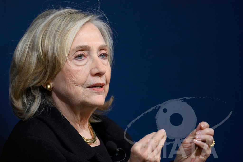 _DWA3921 | Die US-Politikerin Hillary Clinton auf der Veranstaltung Bridging Scholarship and Statecraft im Rahmen der Münchner Sicherheitskonferenz 2026. München, 13.02.2026 Bayern Deutschland  - Realisiert mit Pictrs.com