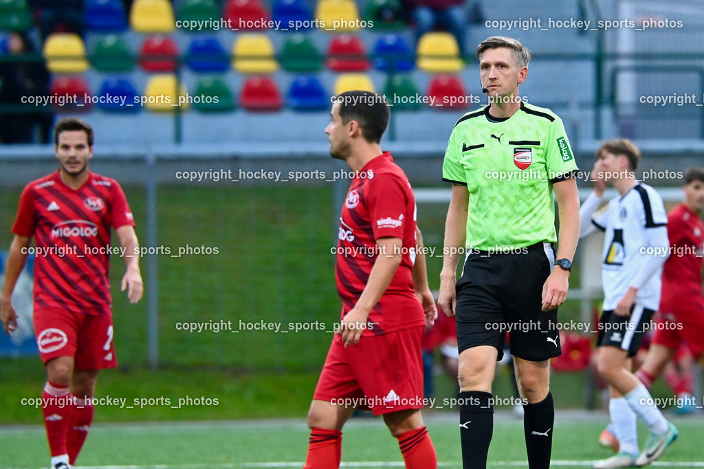 SV Spittal 1921 vs. SV St. Jakob  | Martin Begusch Referee, SV Spittal 1921 vs. SV St. Jakob , SV Spittal 1921 vs. SV St. Jakob  am 20.09.2024 in Spittal an der Drau (Goldeck Stadion), Austria, (Photo by Bernd Stefan)