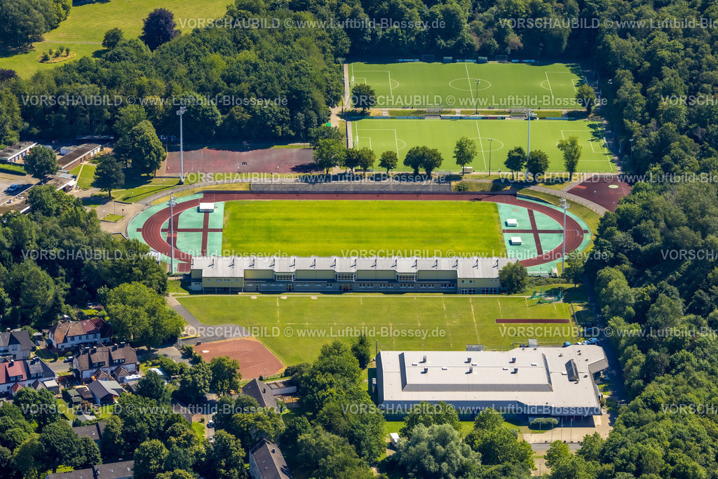 Essen230702559 | Luftbild, Sportpark am Hallo Stadion, Stoppenberg, Essen, Ruhrgebiet, Nordrhein-Westfalen, Deutschland