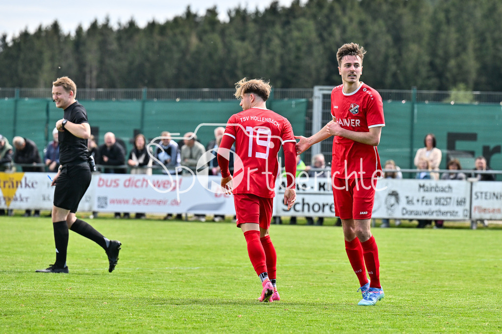 TSV Hollenbach - VfL Ecknach | Jubel nach 1-1