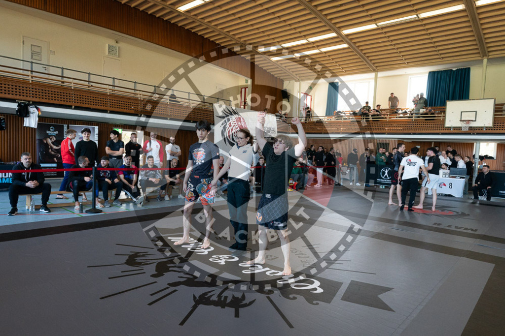 20250329PBB3888 | Fighters compete during the International Luta Livre (ILLCS) Germany IX Spring 2025 Competition spring on March 29, 2025 in Hannover, Germany.© Chiara Dazi