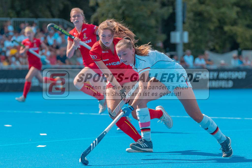 HK_20230712_101567 | Euro Hockey WU18 Belgium vs Germany Championship Girls & Boys am 12.7.2023 CHTC , Krefeld ,