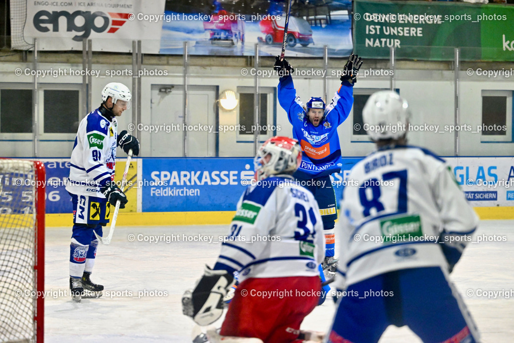 ESC SPARKASSE STEINDORF vs. UECR Huben  | Jubel #57 Wilfan Franz ESC Steindorf, ESC SPARKASSE STEINDORF vs. UECR Huben , ESC SPARKASSE STEINDORF vs. UECR Huben  am 06.02.2026 in Steindorf (Ossiachersee Halle), Austria, (Photo by Bernd Stefan)