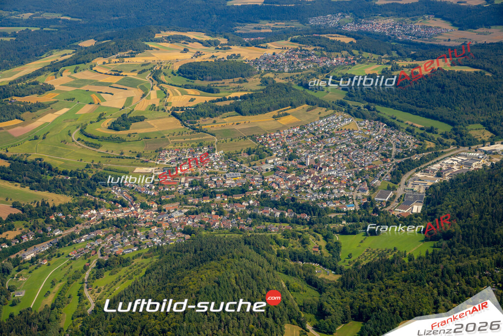 Das Luftbild zeigt :  Ebhausen - Die Luftaufnahme wurde 2024 vom UL-Flugzeug aus erstellt ( keine Drohne ) - Hochauflösende Luftaufnahme - Für grossformatige Ausdrucke geeignet. Die Geschenkidee !Mit Lizenz und Bildrechte bestellbar