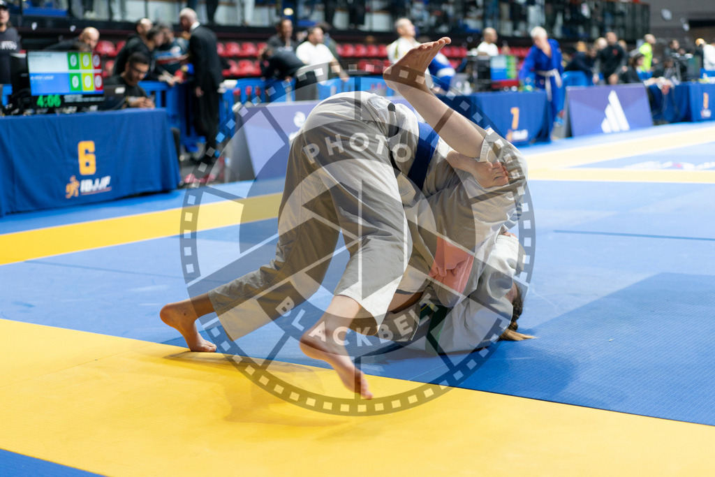 20240119PBB3559 | Fighters compete during the IBJJF European Championship in Paris, France, on January 19, 2024.