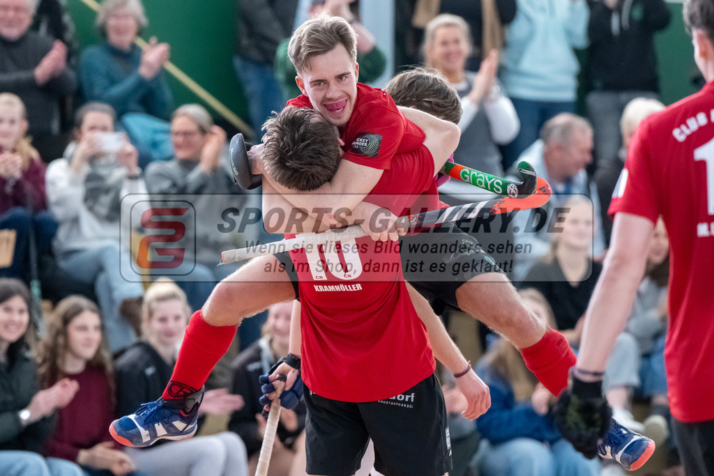 HK_20250202_102479-2 | 2. Bundesliga Halle Herren Club Raffelberg - Schwarz Weiss Köln am 2.2.2025 Halle am Raffelberg, Duisburg ,