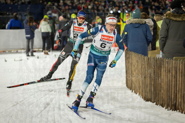 bett1.de WTC Biathlon auf Schalke, 28.12.2025 | Tero Seppälä (Team Finnland) bei der World Team Challenge (bett1.de WTC Biathlon auf Schalke) am 28.12.2025 in der Veltins-Arena in Gelsenkirchen (Deutschland). 