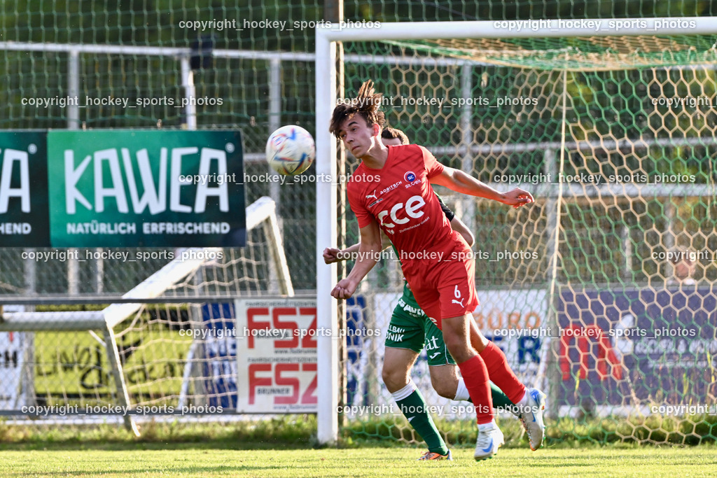 FC Lendorf vs. SC St.Veit | #6 Julian Hufnag St.Veit, FC Lendorf vs. SC St.Veit, FC Lendorf vs. SC St.Veit am 17.08.2024 in Lendorf (Thomas Morgenstern-Arena), Austria, (Photo by Bernd Stefan)