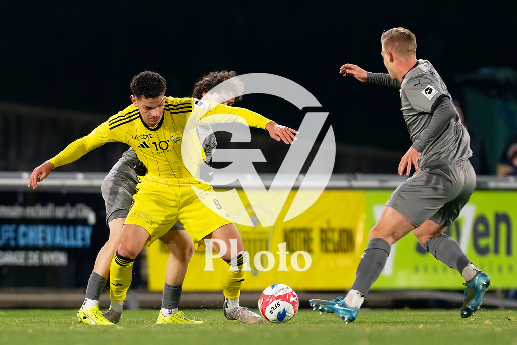 dieci Challenge League - FC Stade Nyonnais v FC Vaduz |  during the dieci Challenge League match between FC Stade Nyonnais and FC Vaduz at Centre sportif de Colovray in Nyon, Switzerland