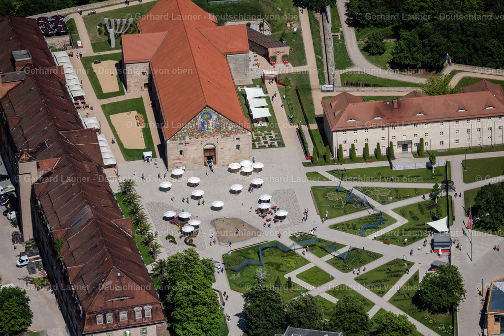 4045779 | ERFURT 14.06.2021 "Peterskirche " auf dem Innenhof der Zitadelle zur Bundesgartenschau 2021 auf dem Petersberg in Erfurt im Bundesland Thüringen, Deutschland. Weiterführende Informationen bei: Bundesgartenschau Erfurt 2021 gemeinnützige GmbH,  Nüthen Restaurierungen GmbH + Co. KG. // "Peterskirche" for the Federal Garden Show 2021 on the Zitadelle Petersberg in Erfurt in the state of Thuringia, Germany. Further information at: Bundesgartenschau Erfurt 2021 gemeinnuetzige GmbH,  Nuethen Restaurierungen GmbH + Co. KG. Foto: Gerhard Launer