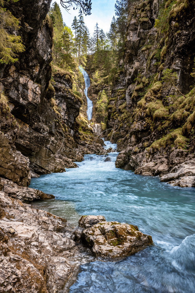 Rotlech | Rotlech Wasserfall in der Tiroler Zugspitzarena