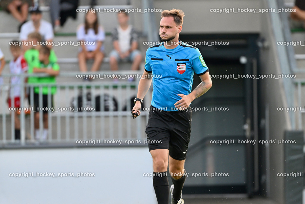 SC Landskron vs. Thal Assling  | Daniel Wittmann Referee, SC Landskron vs. Thal Assling , SC Landskron vs. Thal Assling  am 09.08.2024 in Villach (Sportanlage Landskron), Austria, (Photo by Bernd Stefan)