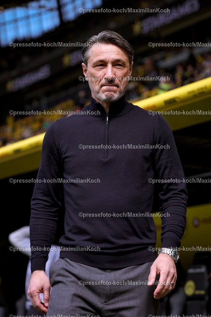 BVB11042601051 | 11.04.2026, Fußball, Borussia Dortmund - Bayer 04 Leverkusen, 1. Fußball Bundesliga, 29. Spieltag, Signal Iduna Park, Saison 2025 2026: Cheftrainer Niko Kovac (BVB #hc)  DFB regulations prohibit any use of photographs as image sequences and or quasi-video.