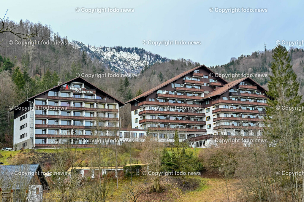 Bad Goisern_ 13.01.2023-24 | 13.01.2023, Bad Goisern, AUT, Bad Goisern, im Bild Alpenhotel Dachstein Bad Goisern, Drohne