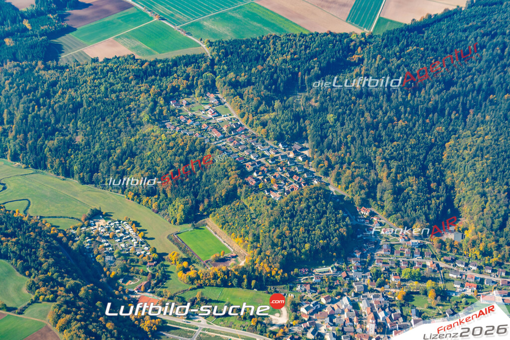 Das Luftbild der Stadt Breitenbrunn wurde 2018 vom Flugzeug heraus erstellt (keine Drohne) Aufnahmehöhe ca.400 Meter- hohe Auflösung für beste Druck-Qualität