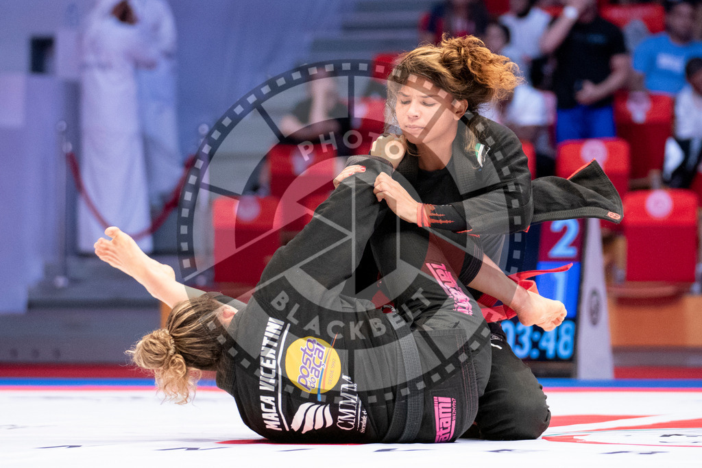 20231108PBB1441 | Fighters compete during the AJP World Professional Championship in the Mubadala Arena in Abu Dhabi, Arab United Emirates, on November 8, 2023.