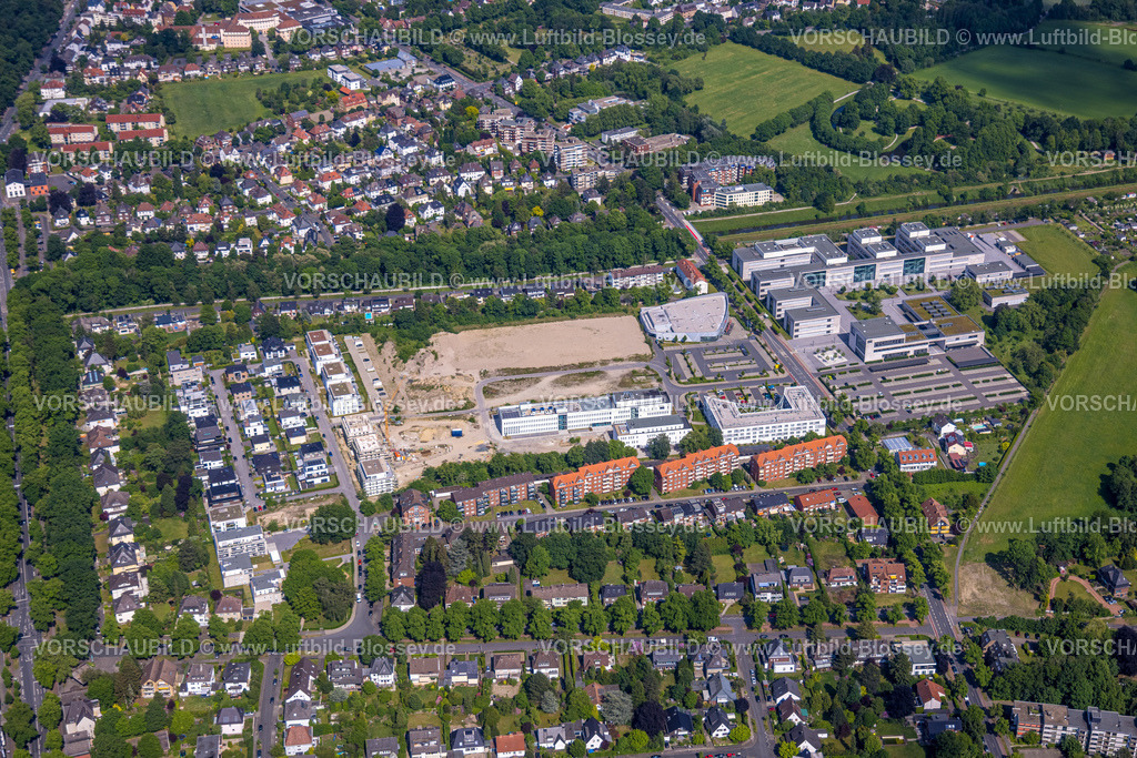 Hamm220504749 | Luftbild, Hochschule Hamm-Lippstadt und Baustelle SCI:Q Science Quarter Paracelsuspark, Campusliving, Wohnanlage Paracelsuskarree, Mitte, Hamm, Ruhrgebiet, Nordrhein-Westfalen, Deutschland
