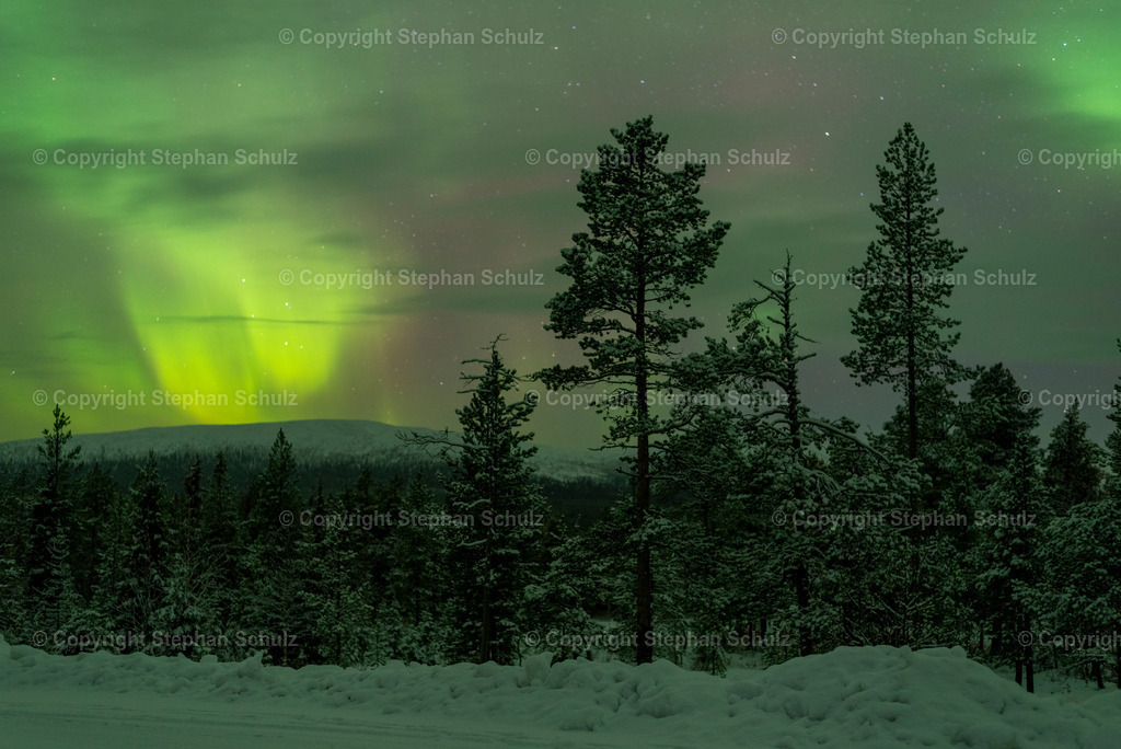 Finnisch-Lappland | Polarlichter, Nordlichter, Pallastunturi, Muonio, Lappland, Finnland - Realisiert mit Pictrs.com