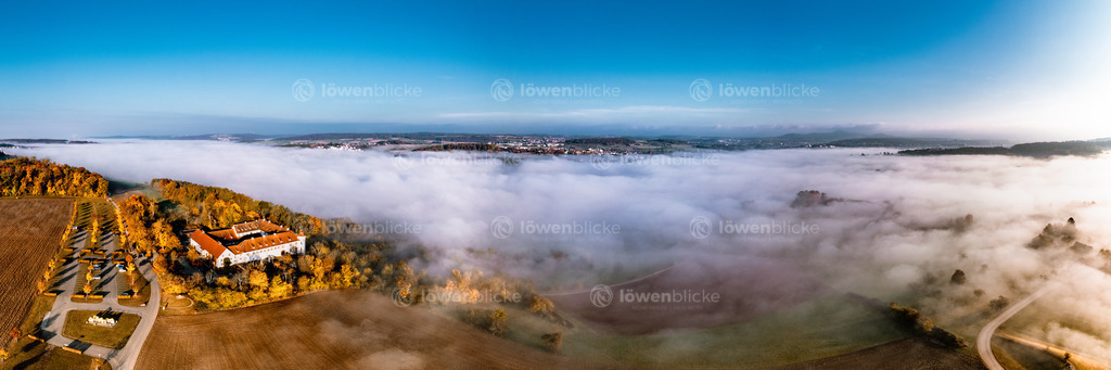 Nebel im Filstal bei Schloss Filseck | löwenblicke | shop
