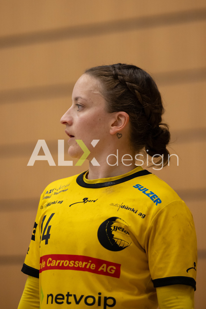 Handball I Frauen I Saison 2025-2026 I Handball Swiss Premium League 1 | Women I Round 5 I  Yellow Winterthur - GC Amicitia Zürich I 15.03.2026 | 14 Jessica Mössner (CH) (Yellow Winterthur) – Flügel links - Realisiert mit Pictrs.com