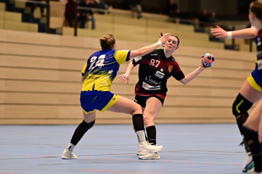 Handball I Frauen I Saison 2025-2026 I 3. Liga Staffel Nord I 11. Spieltag I Buxtehuder SV II - Frankfurter HC | Der Sportfotograf. - Realisiert mit Pictrs.com
