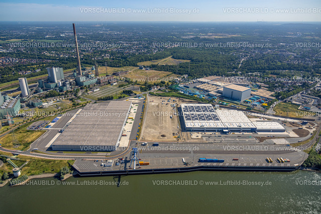 Duisburg230706618 | Luftbild, logport VI Baugebiet, Fluss Rhein, Alt-Walsum, Duisburg, Ruhrgebiet, Nordrhein-Westfalen, Deutschland
