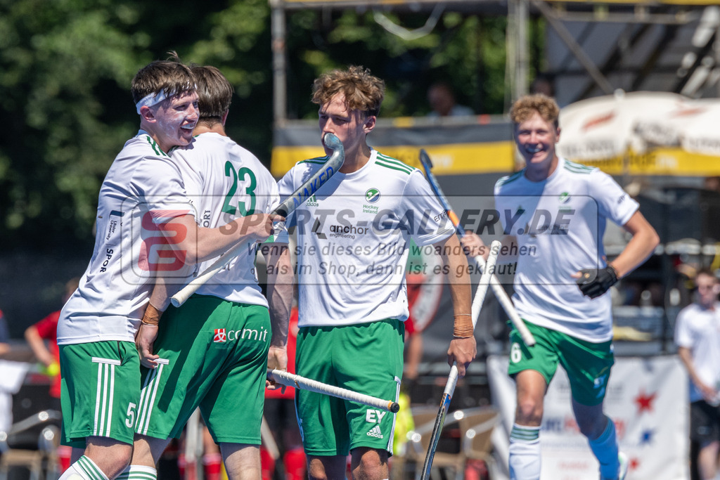 SFE_20230708_0053 | EuroHockey EM U18 Boys Austria vs Ireland am 08.07.2023 in Krefeld (Gerd-Wellen-Hockeyanlage), Photo: Stephan Fehrmann 2023 (Sports-Gallery)