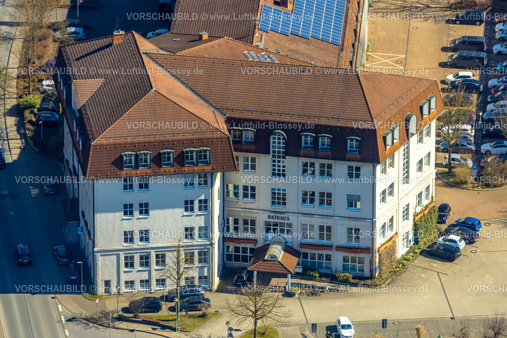 Sundern250304549 | Luftbild, Rathaus Stadtverwaltung, Sundern, Sauerland, Nordrhein-Westfalen, Deutschland
