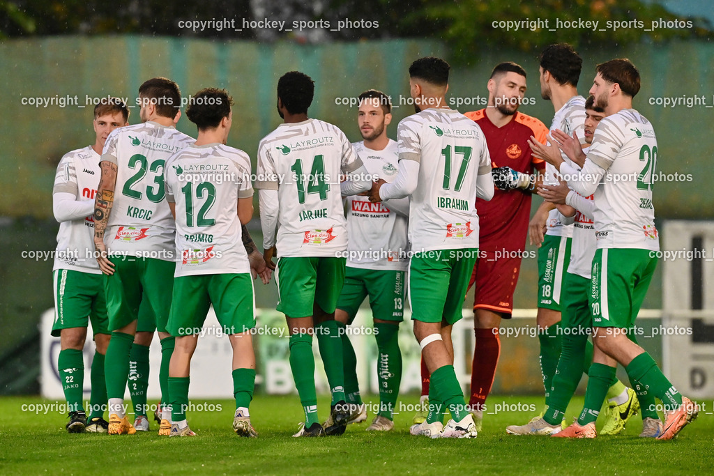 SAK vs. SV Donau  | SV Donau Mannschaft, SAK vs. SV Donau , SAK vs. SV Donau  am 27.09.2024 in Klagenfurt (Sportpark Welzenegg), Austria, (Photo by Bernd Stefan)