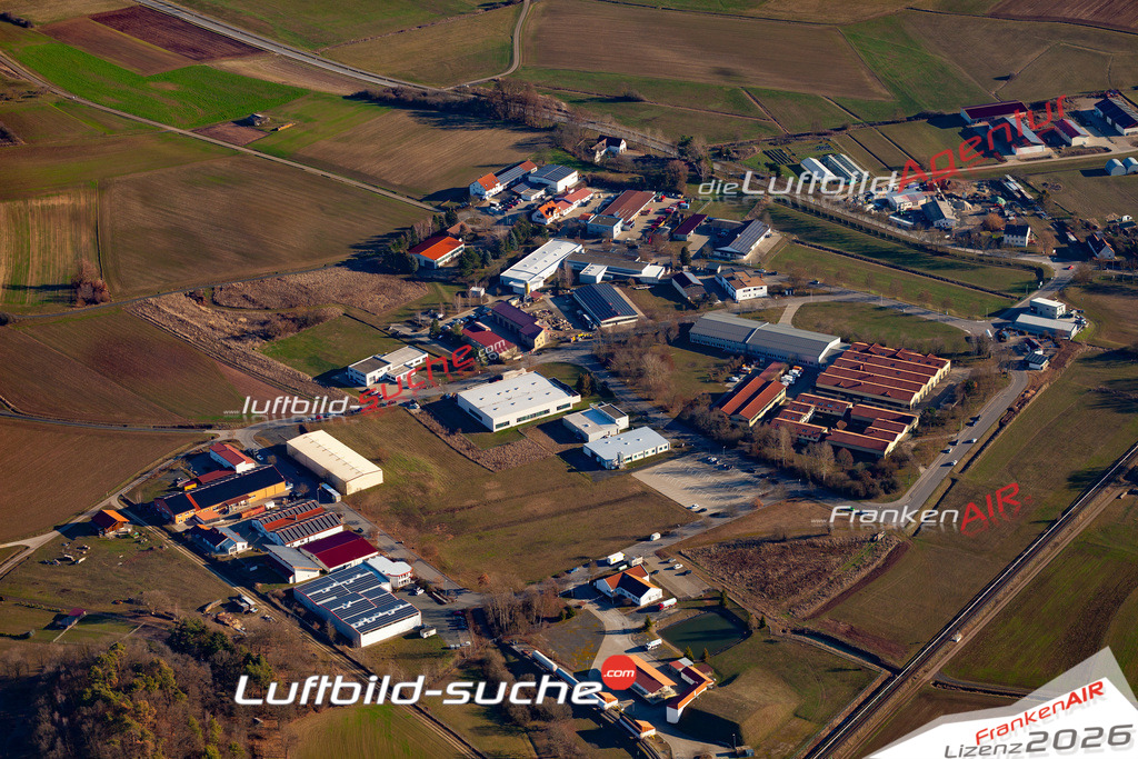 Das Luftbild der Stadt Baunach wurde 2019 vom Flugzeug heraus erstellt (keine Drohne) Aufnahmehöhe ca.400 Meter- hohe Auflösung- beste Druck-Qualität garantiert!