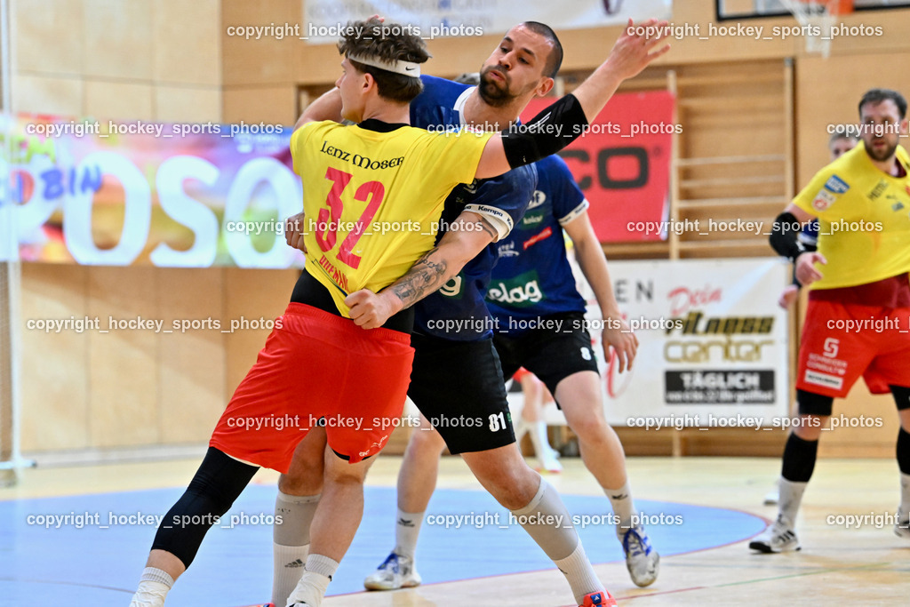 SC Ferlach vs. UHK Krems | #32 HOFMANN Paul UHK KREMS, #81 MILICEVIC Adrian SC Ferlach, SC Ferlach vs. UHK Krems, SC Ferlach vs. UHK Krems am 02.05.2026 in Ferlach (Ballspielhalle Ferlach), Austria, (Photo by Bernd Stefan)