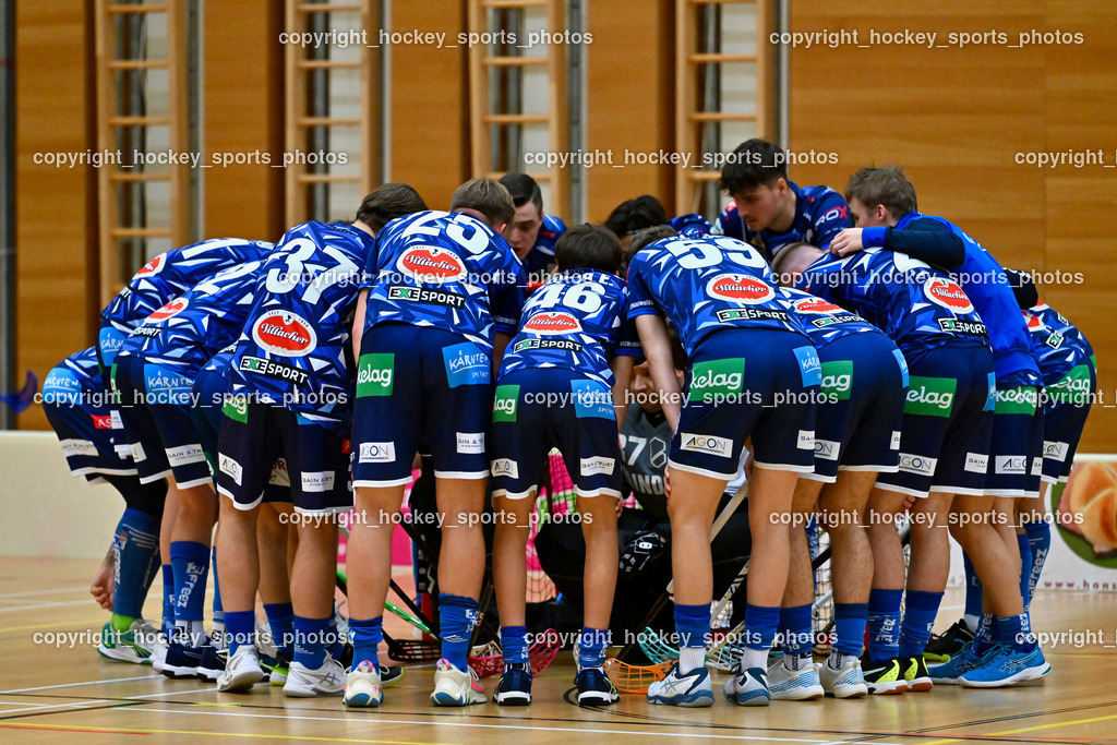 VSV Unihockey vs. SZPK Floorball | VSV Unihockey Mannschaft, VSV Unihockey vs. SZPK Floorball, VSV Unihockey vs. SZPK Floorball am 23.11.2024 in Villach (Ballspielhalle St. Martin), Austria, (Photo by Bernd Stefan)