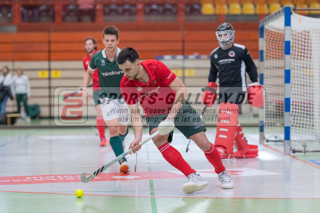 HK_20230108_102481 | 1. Bundesliga ( Halle ) Herren Crefelder HTC - Uhlenhorst Mülheim am 8.1.2023 Crefelder HTC  ( CHTC ), Krefeld , Bachmann Lucas Maximilian ( Crefelder HTC #15 )