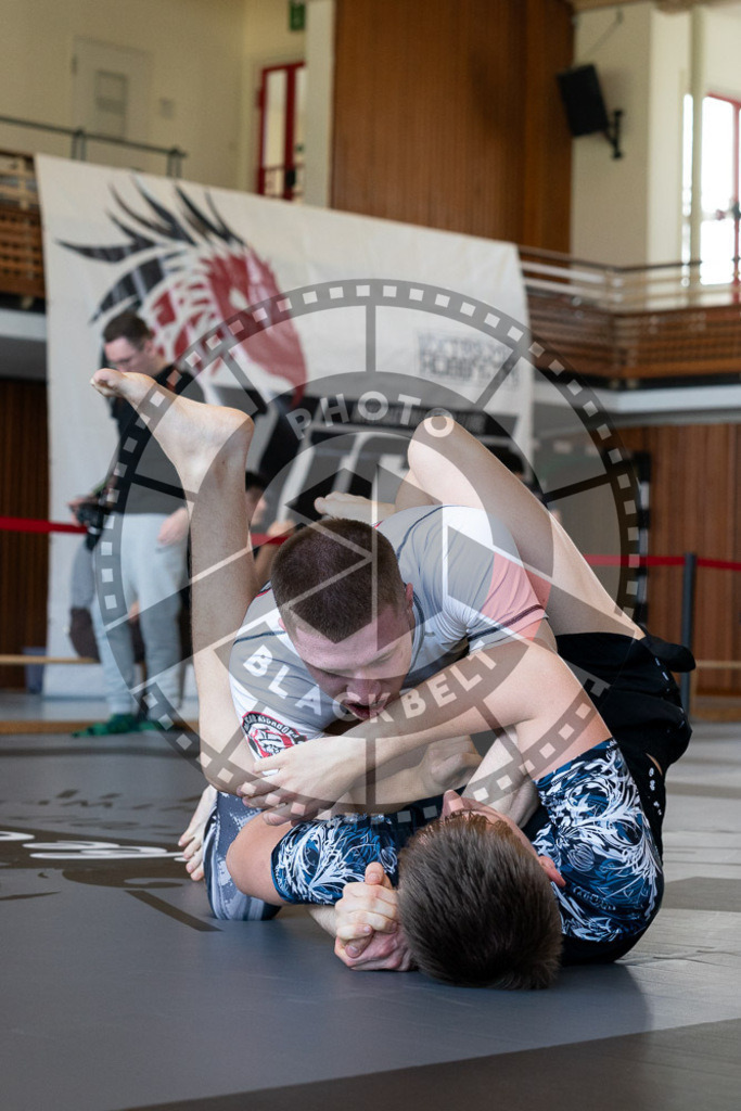 20250329PBB1058 | Fighters compete during the International Luta Livre (ILLCS) Germany IX Spring 2025 Competition spring on March 29, 2025 in Hannover, Germany.© Chiara Dazi