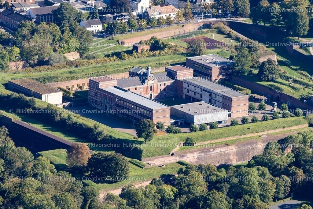 Lufbilder Jülich-5859 | Fragmente der Zitadelle- Festungsanlage " Museum Zitadelle " an der Schloßstraße in Jülich - Realisiert mit Pictrs.com