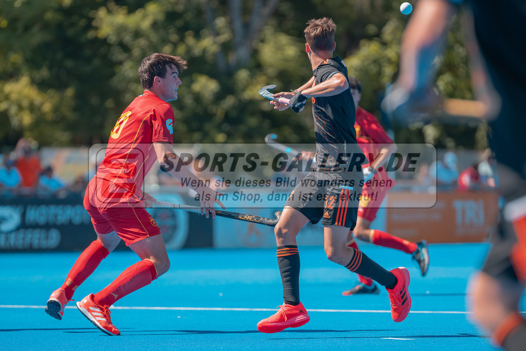 HK_20230711_101205 | Euro Hockey MU18 Spain vs Netherlands Championship Girls &amp; Boys am 11.7.2023 CHTC , Krefeld ,